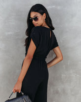 Virginia Pocketed Jumpsuit - Black
